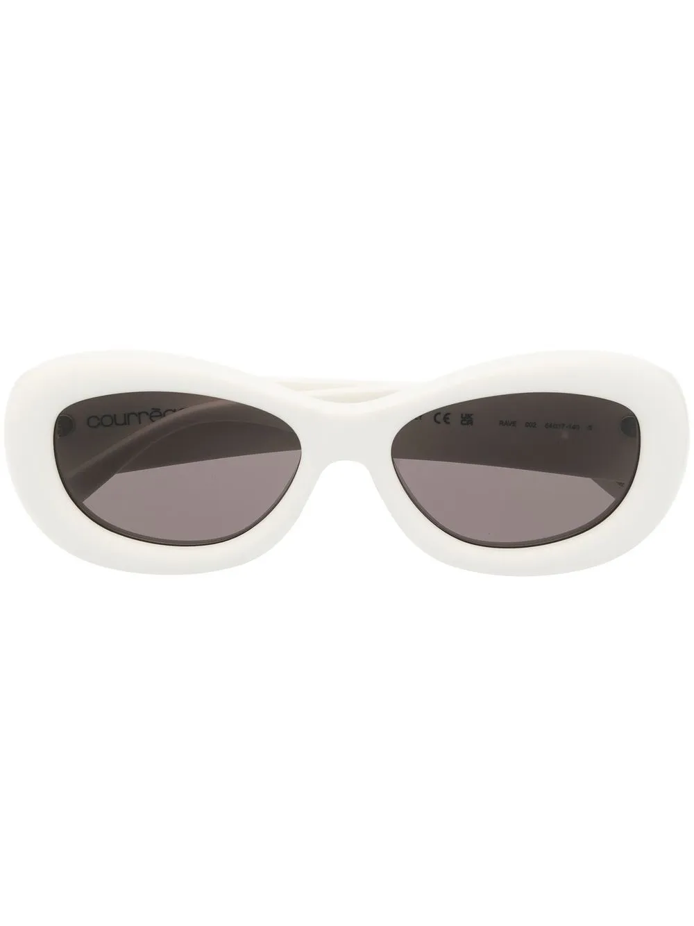 

Courrèges round-frame sunglasses - White