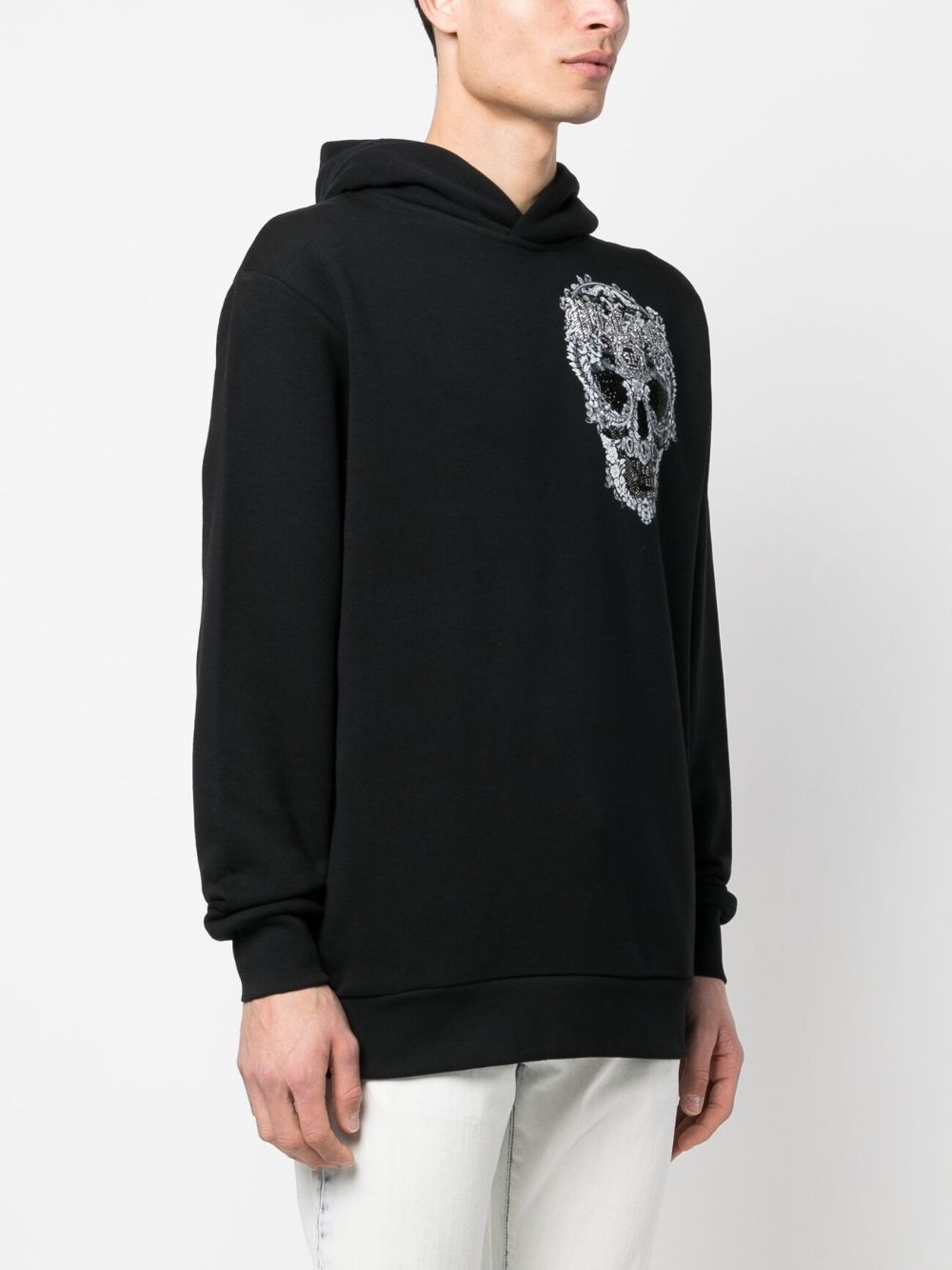 Philipp Plein Baroque Skull cotton hoodie Men