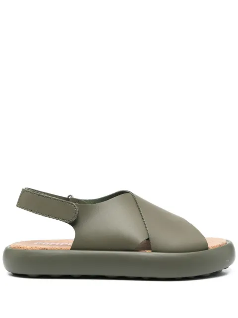 Camper cross-strap chunky sole sandals