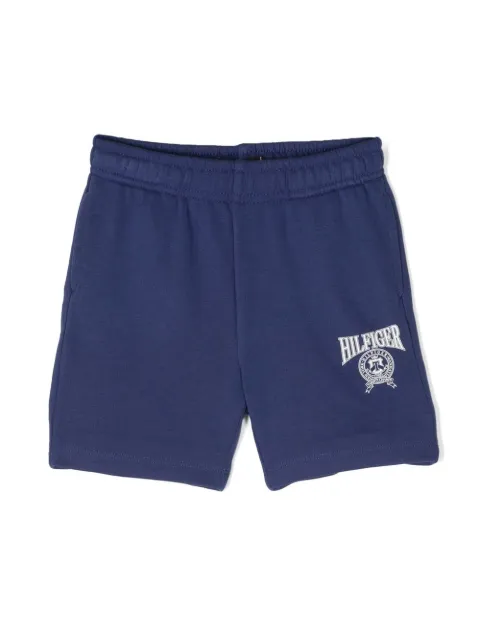 Tommy Hilfiger Junior logo-print cotton-blend shorts