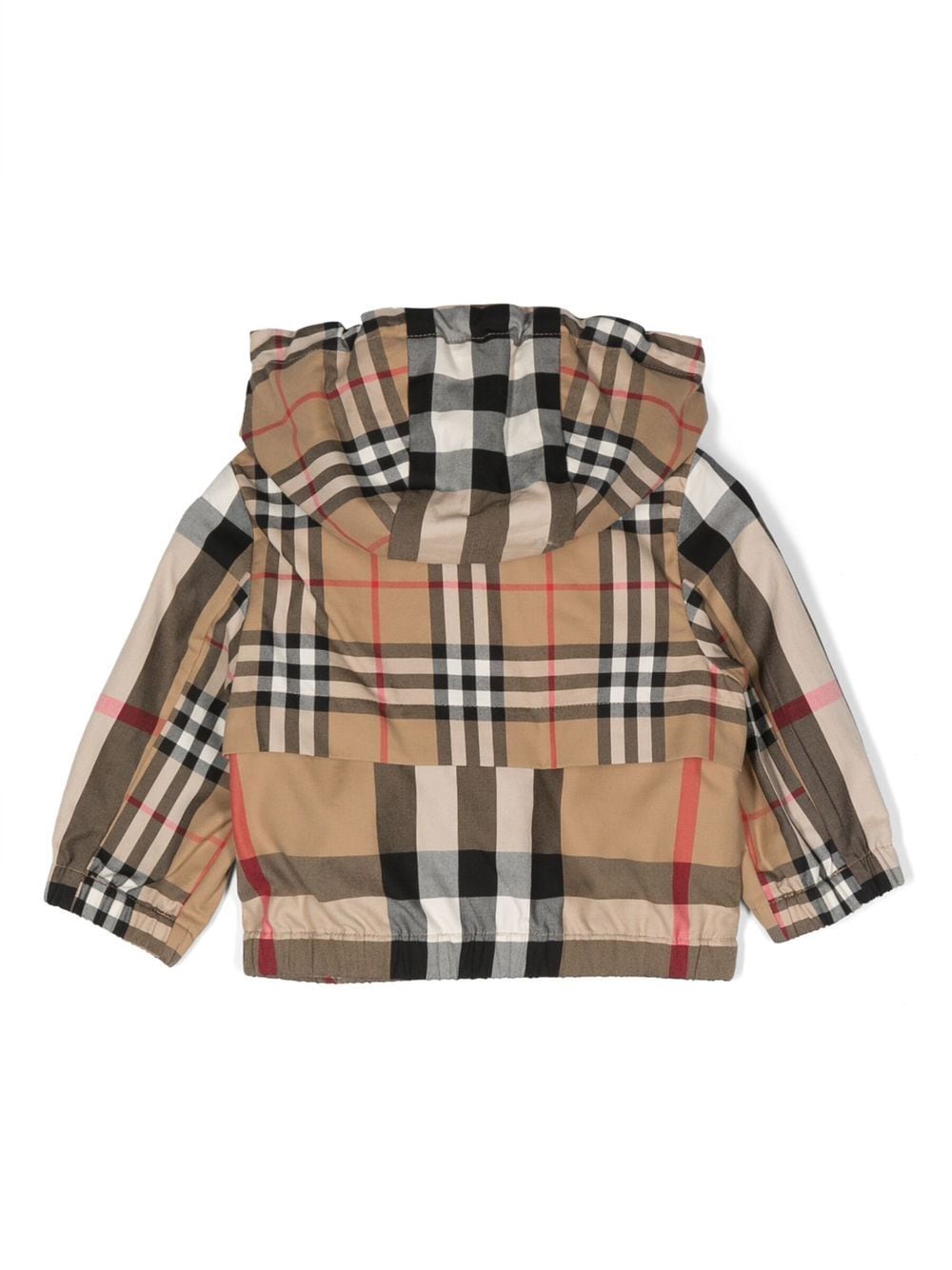 Burberry Kids Geruit jack - Bruin