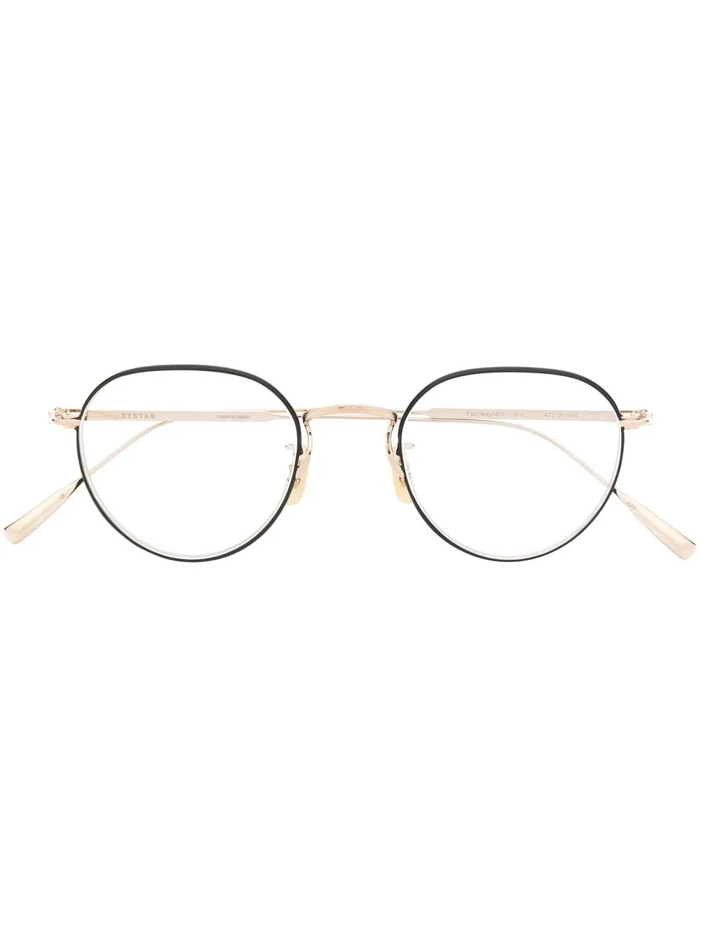 

Eyevan7285 round-frame glasses - Gold