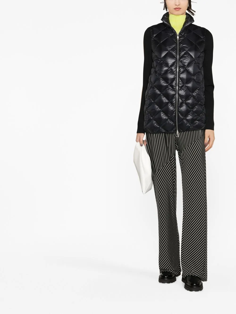 Moncler contrast-panel down parka | Parkas | Image 2