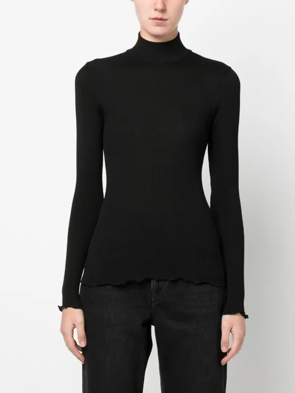 Givenchy scallop edge Roll Neck Jumper Farfetch