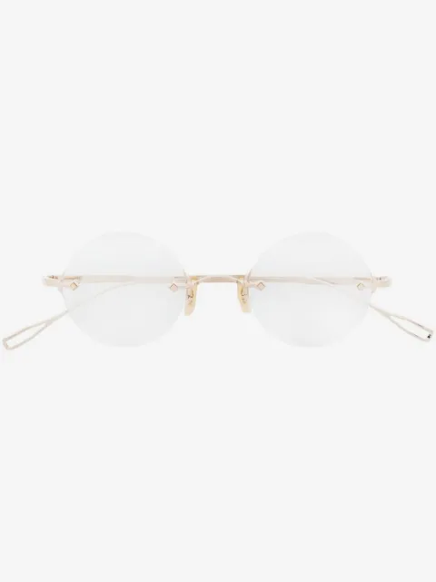 Eyevan7285 Orbit round frameless glasses