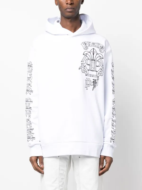 Philipp Plein スカルプリント パーカー | ホワイト | FARFETCH JP