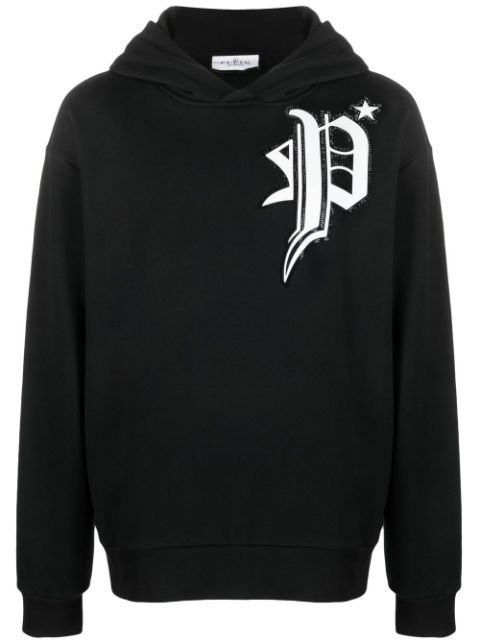 Philipp Plein gothic logo-print hoodie Men