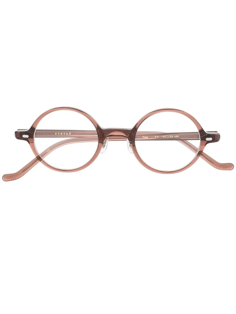 

Eyevan7285 Peg round-frame glasses - Pink