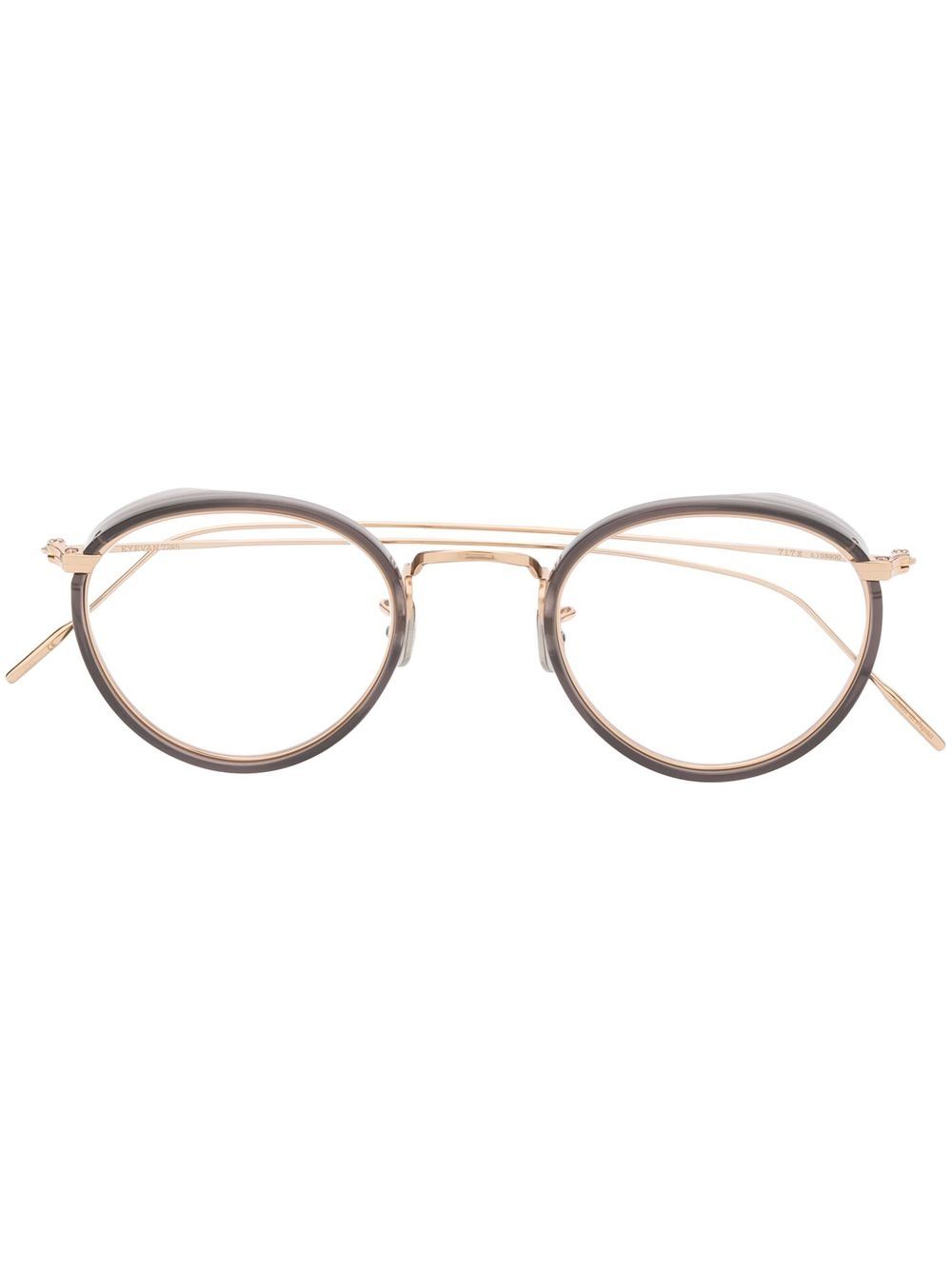 

Eyevan7285 round-frame glasses - Gold