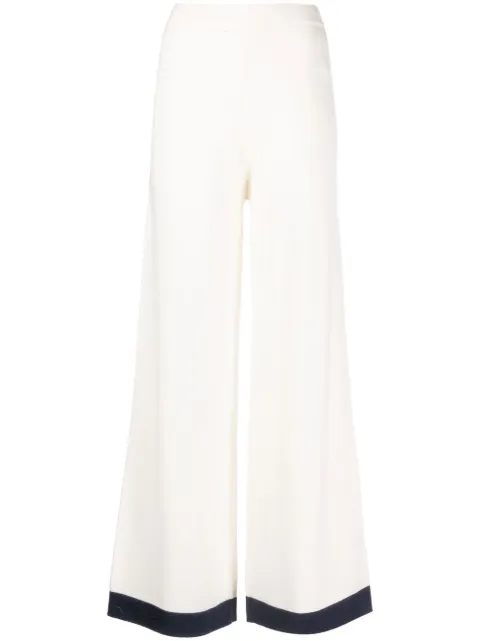 ZIMMERMANN High Tide wide-leg wool trousers