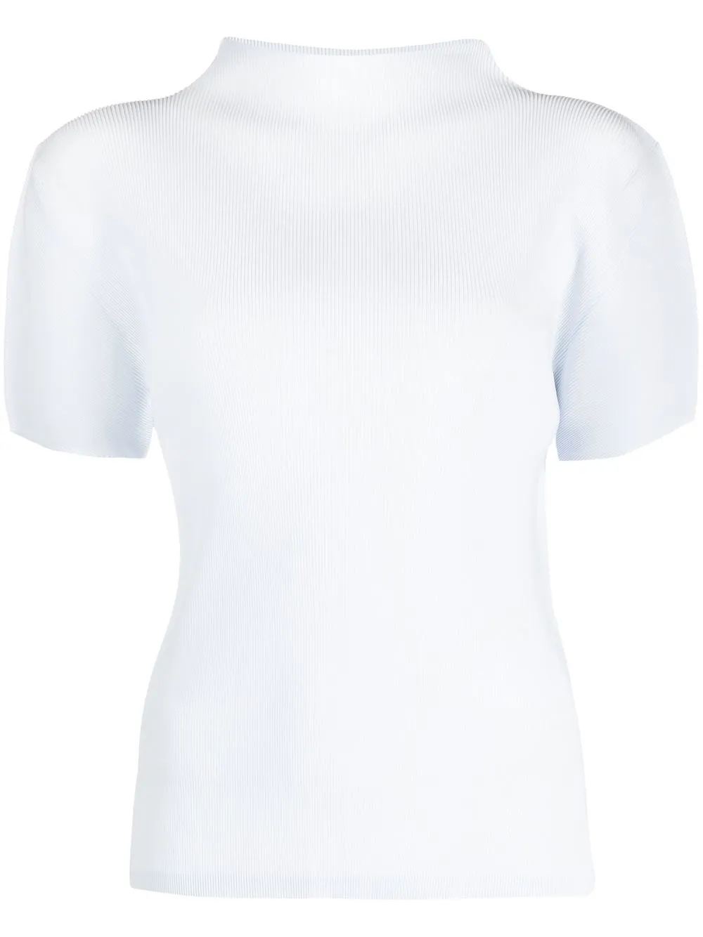 

Pleats Please Issey Miyake short-sleeve plissé top - Blue