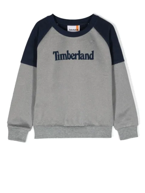 Timberland Kids - flocked-logo sweatshirt