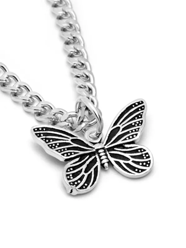Necklace with butterfly best sale pendant