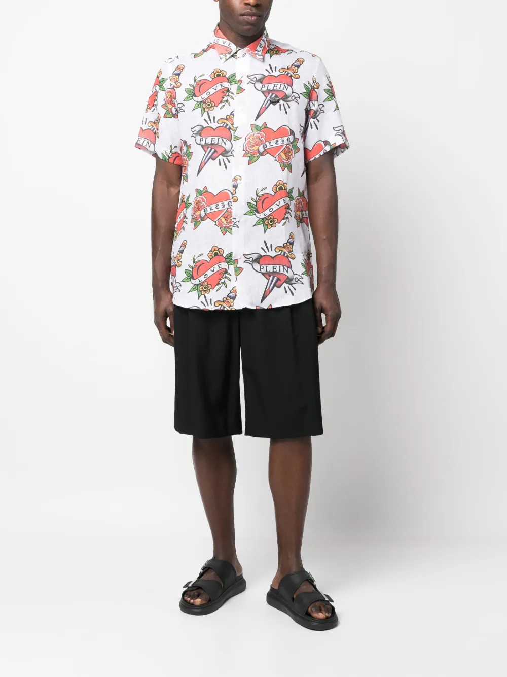 Philipp Plein Overhemd met print - Wit