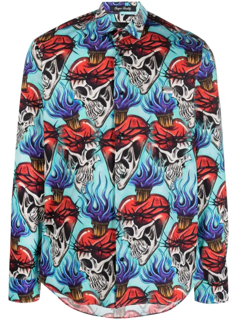 Philipp Plein - Love Tattoo long-sleeve shirt