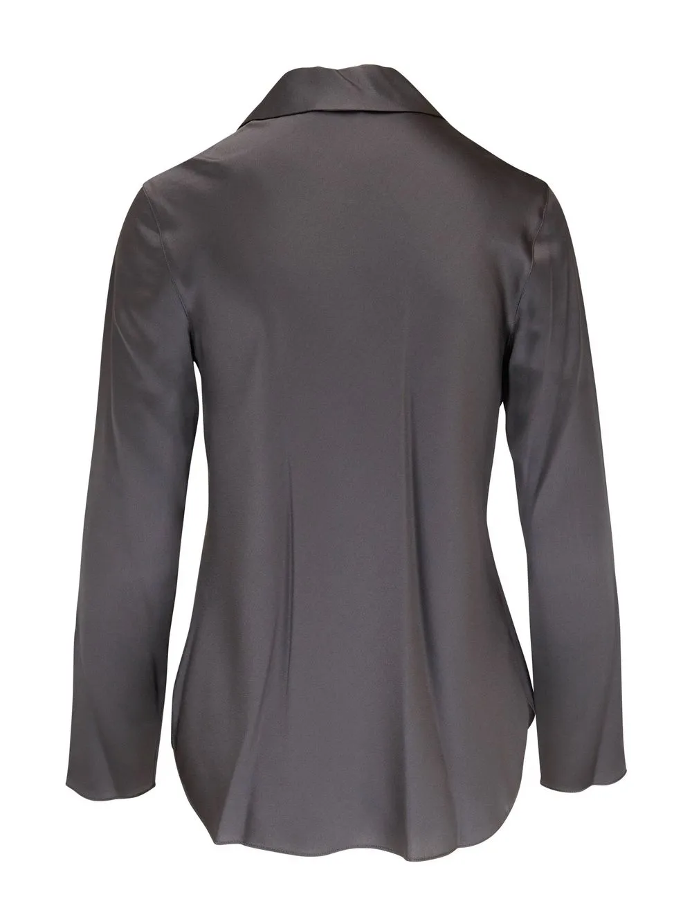Vince Zijden blouse - Grijs