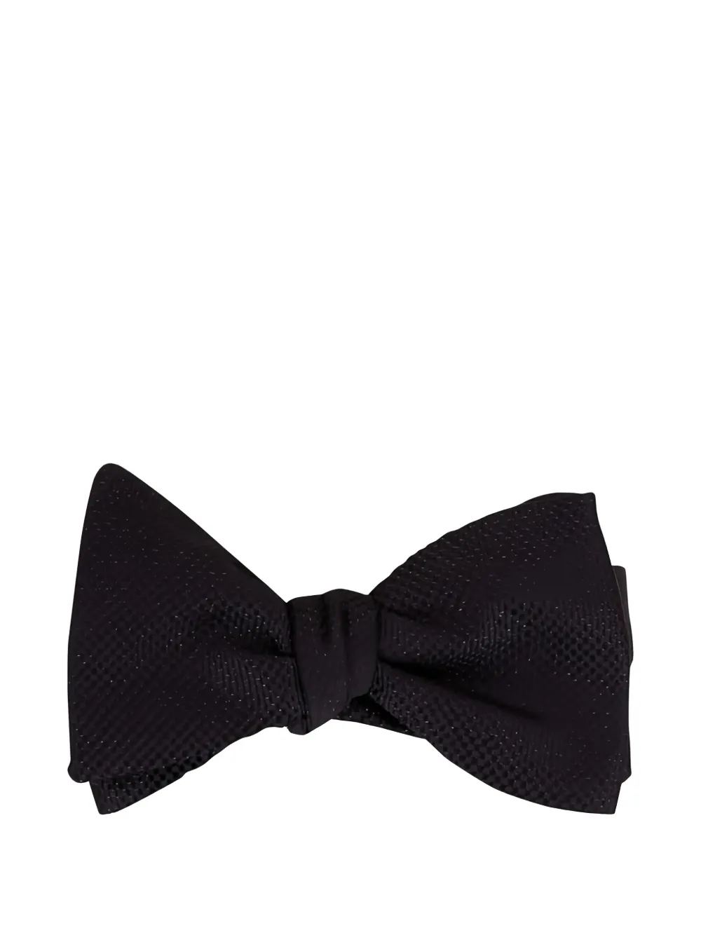 Eton textured bow tie - Nero