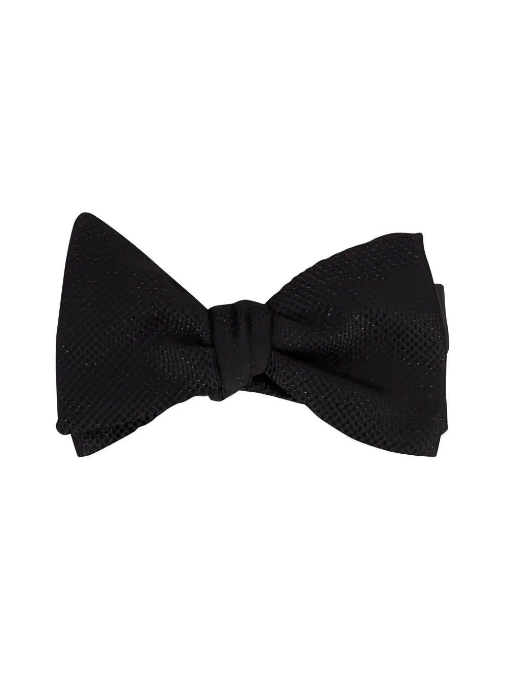 Eton textured bow tie - Zwart