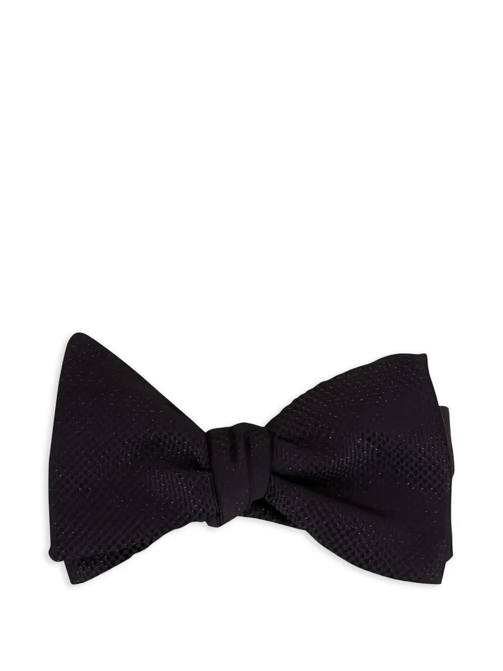 Eton textured bow tie - Nero