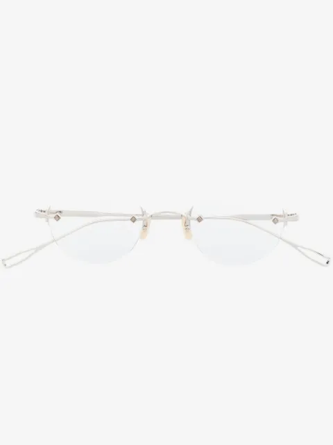 Eyevan7285 round frameless glasses