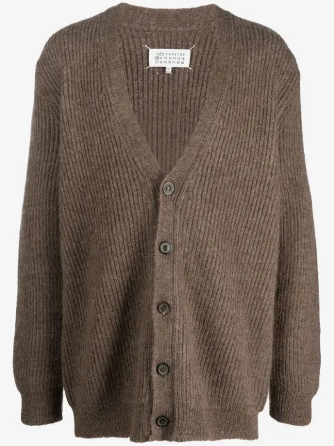 Maison Margiela V-neck alpaca-blend cardigan