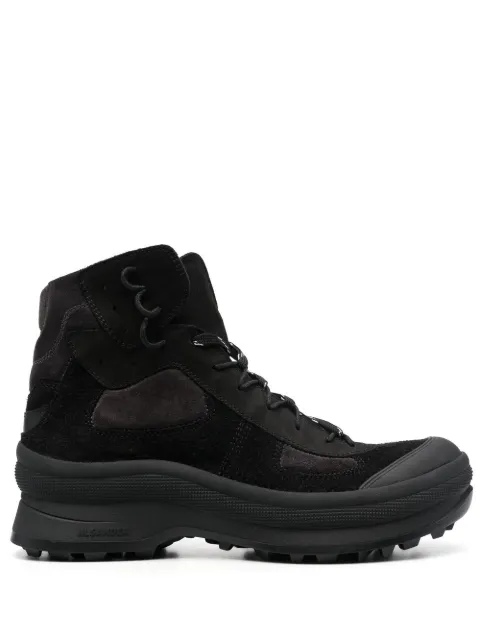 Jil Sander panelled hiking boots