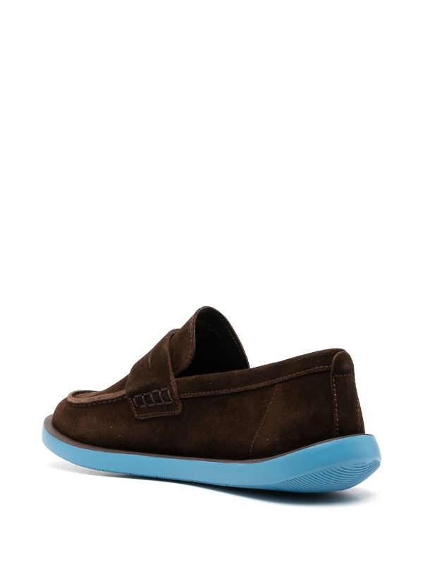 Mens suede slip on on sale loafers