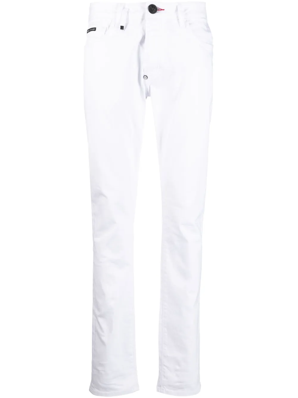 farfetch.com | Mid-rise slim-cut jeans