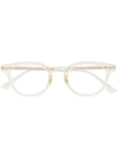 Eyevan7285 lentes Webb con armazón transparente