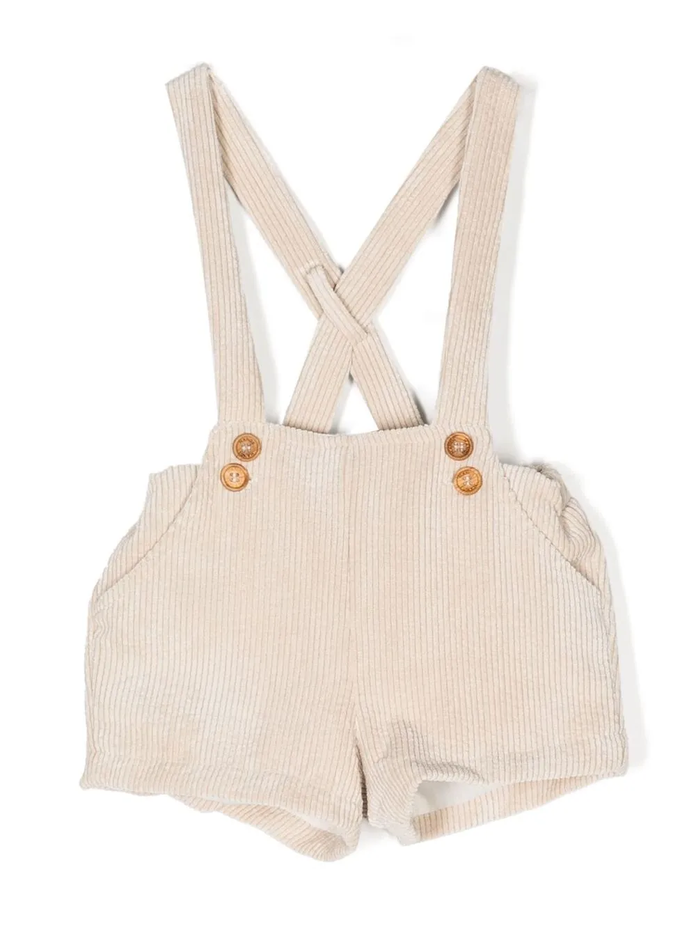 

NANOS short corduroy dungarees - Neutrals