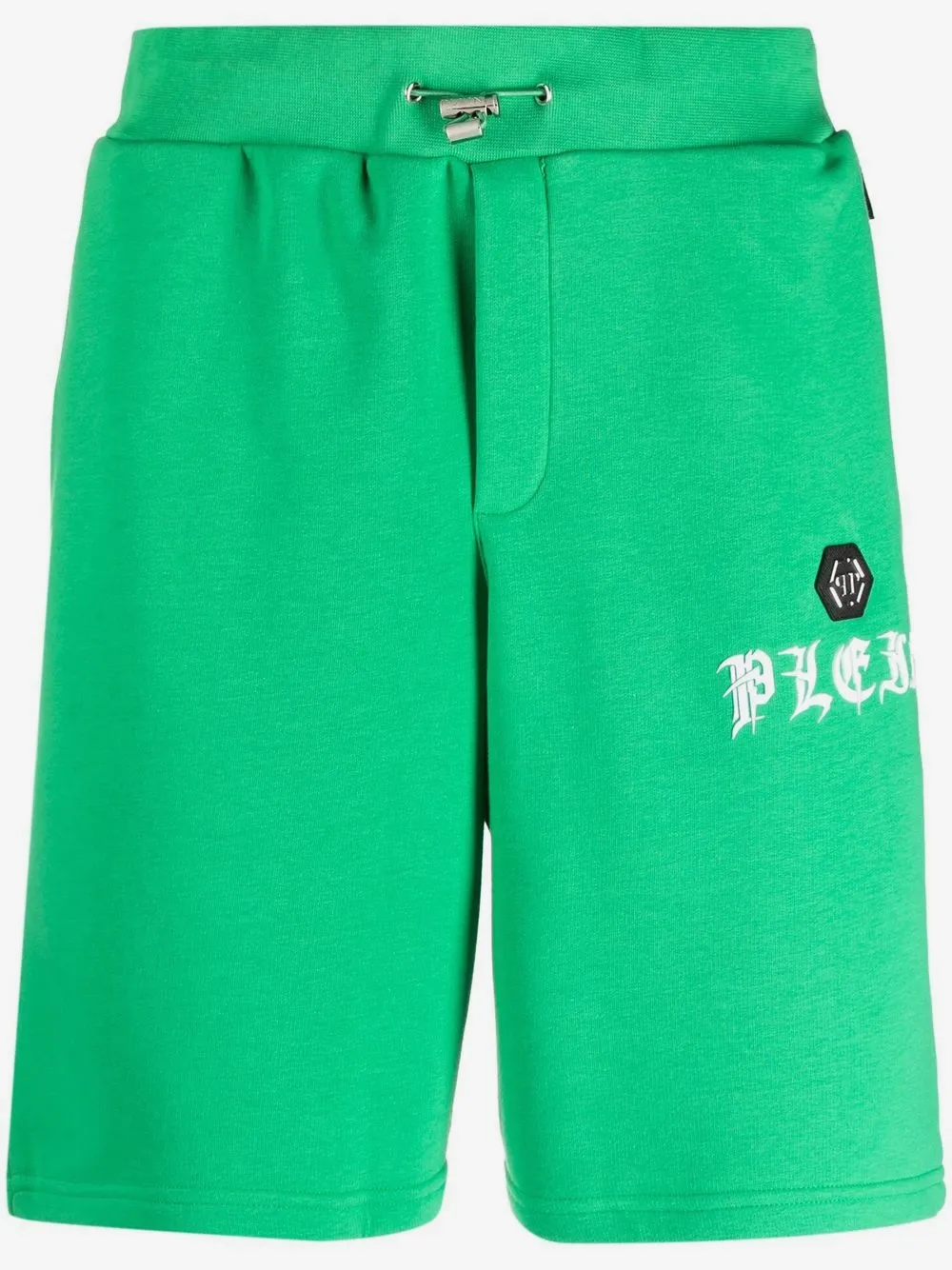 Philipp Plein 고딕 로고 장식 트랙쇼츠 | 그린 | Image 1