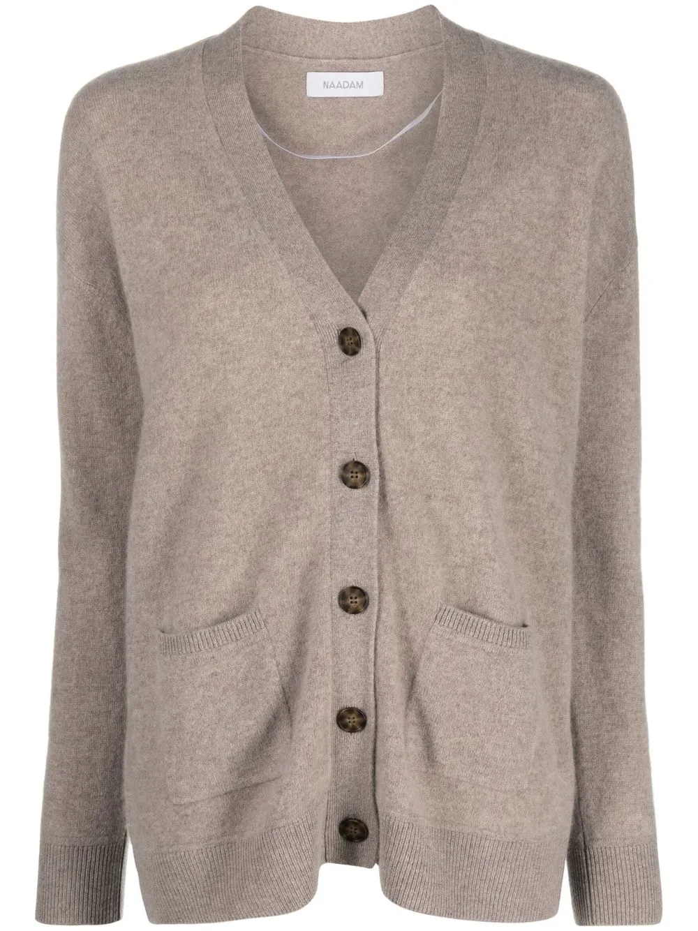 

NAADAM boyfriend cashmere cardigan - Brown