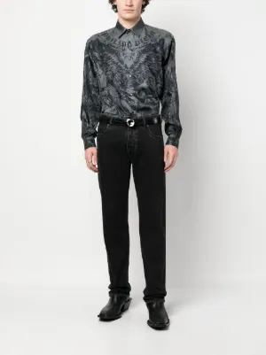 PHILIPP PLEIN 長方形フレムサンクラス SPP119M 07BE Philipp Plein(フィリップ・プレイン)メンズ - FARFETCH