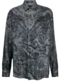 Philipp Plein graphic-print shirt - Black