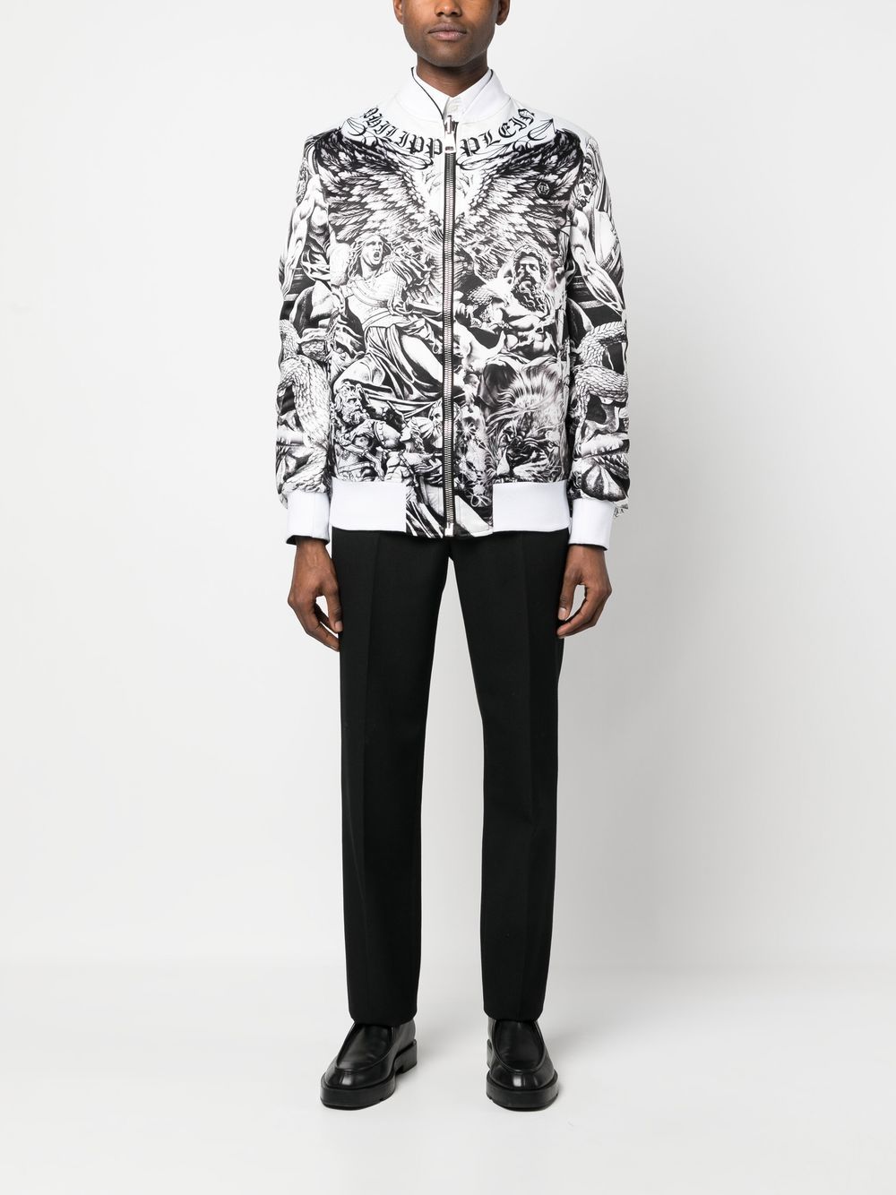 Philipp Plein reversible quilted bomber jacket Men