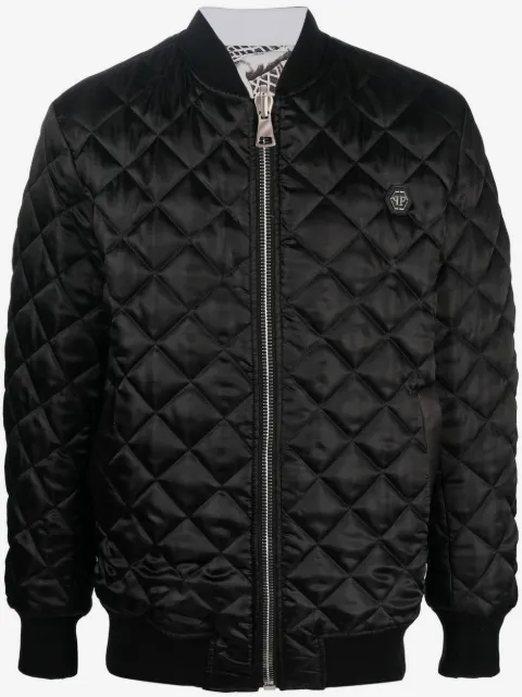 Philipp Plein reversible quilted bomber jacket