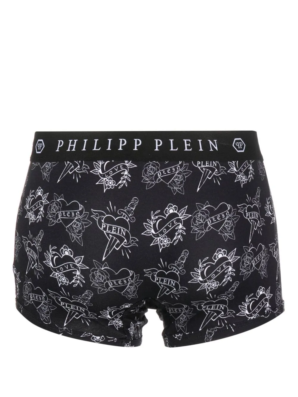 Philipp Plein Boxershorts met print - Zwart