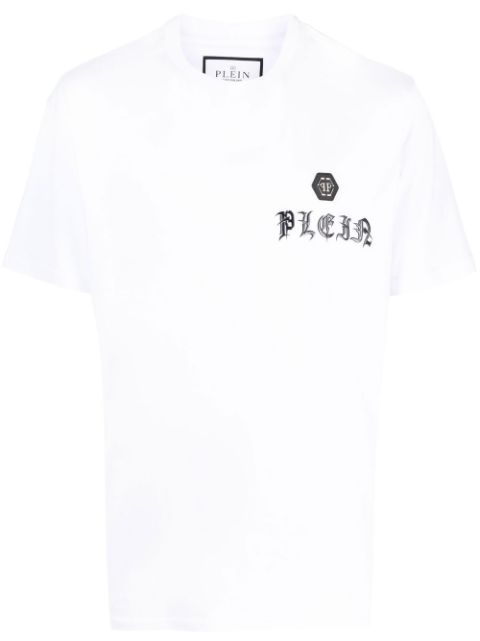 Philipp Plein chest logo-print detail T-shirt Men