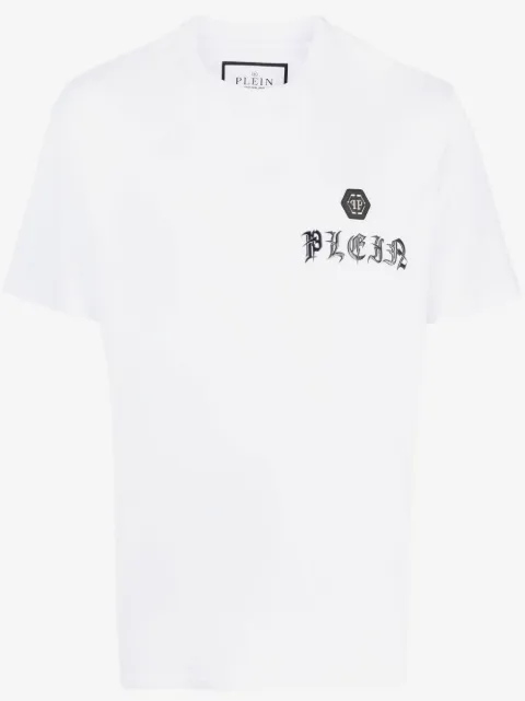 Philipp Plein playera con logo estampado en el pecho