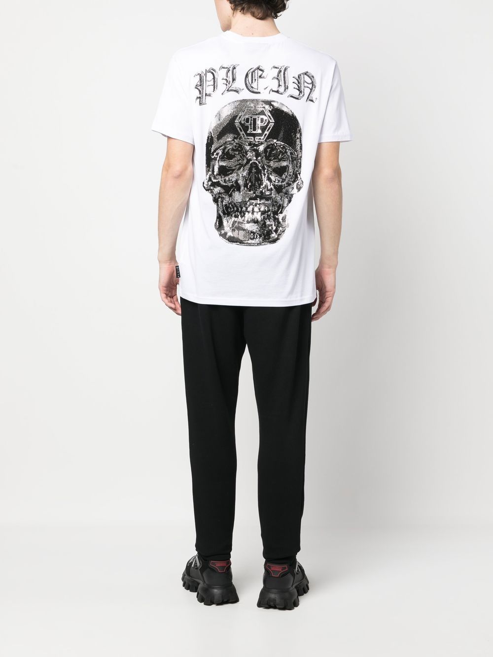 Philipp Plein T-shirt met logoprint - Wit