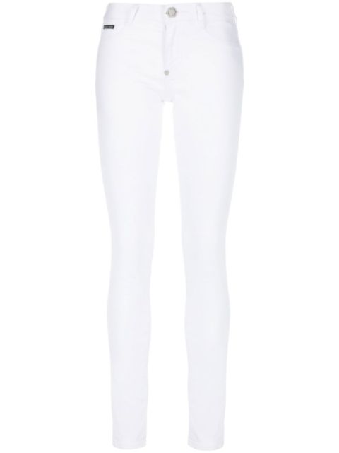 Philipp Plein high-rise skinny-cut jeans Women