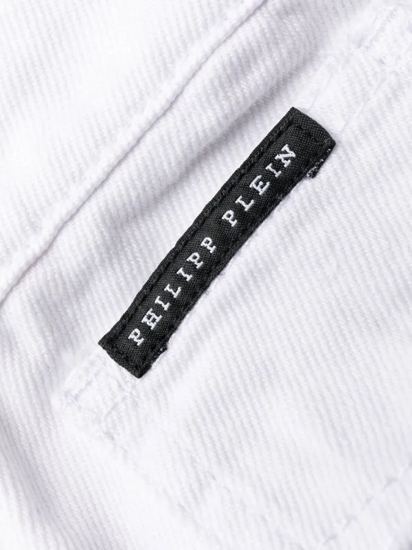 Philipp Plein Calça Jeans Love Branco FARFETCH BR - Main Image