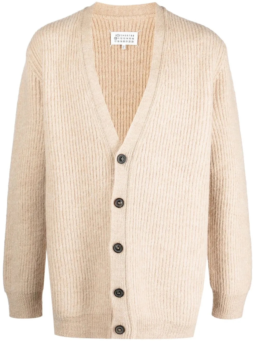 Image 1 of Maison Margiela V-neck alpaca-blend cardigan