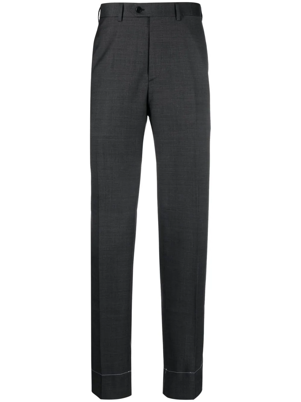 

Brioni mid-rise straigh-leg trousers - Black