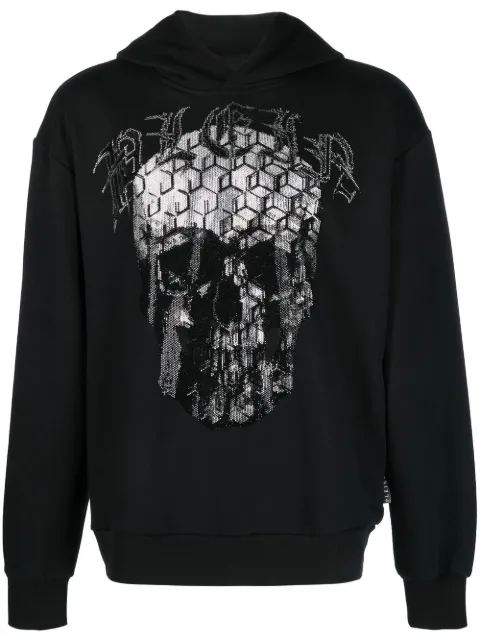 Philipp Plein graphic-print pullover hoodie