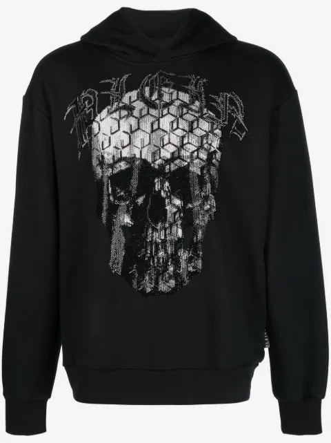 Philipp Plein hoodie con estampado gráfico