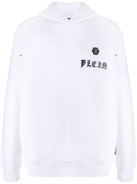 Philipp Plein logo-print cotton hoodie Men