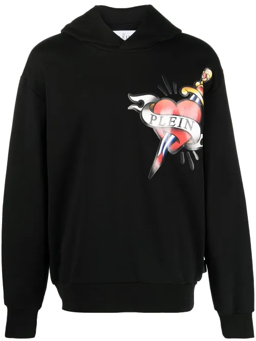 Hoodie cœur & dagger - Philipp Plein - Modalova