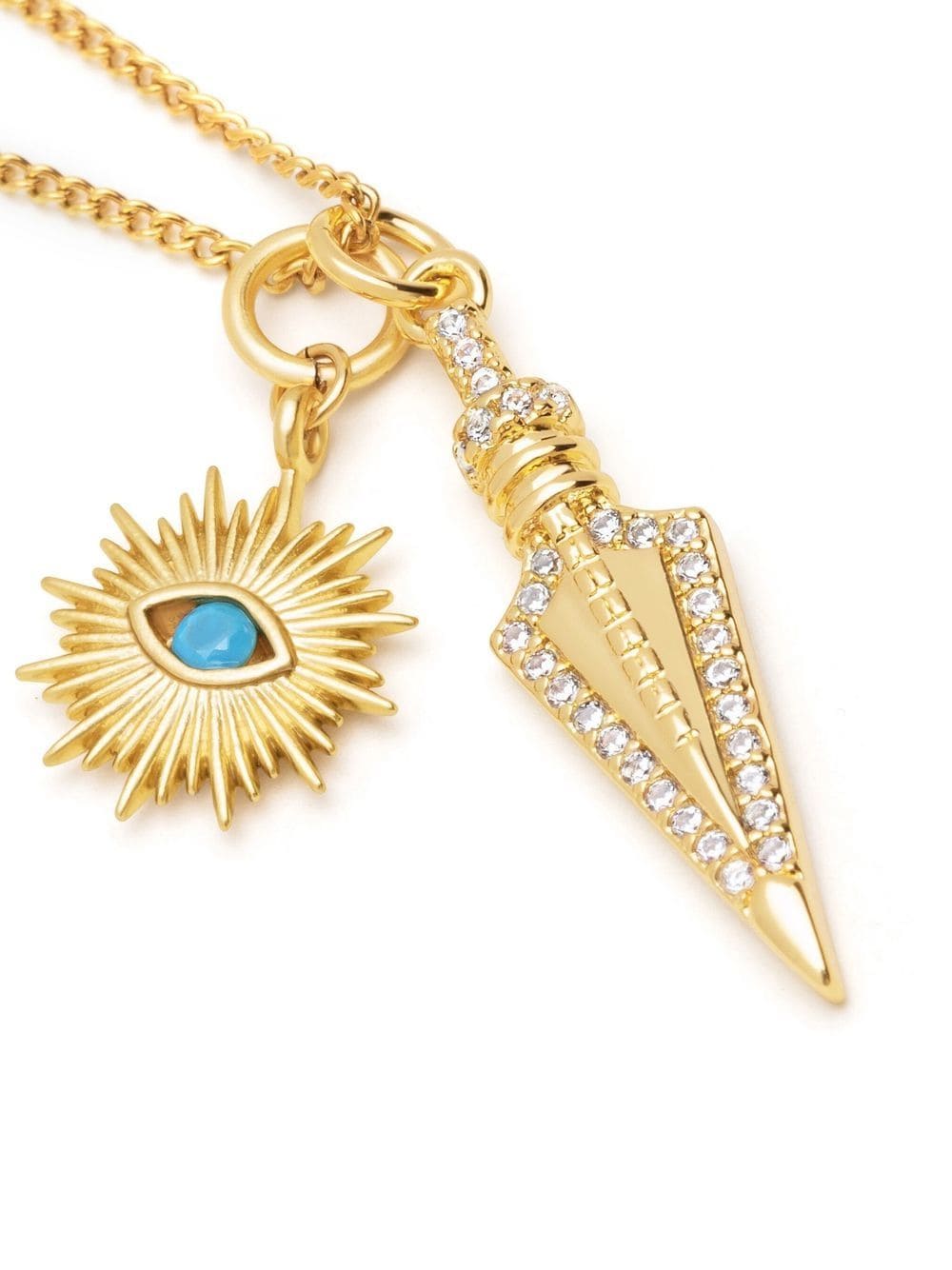 Image 2 of Nialaya Jewelry Collana con pendente Evil Eye