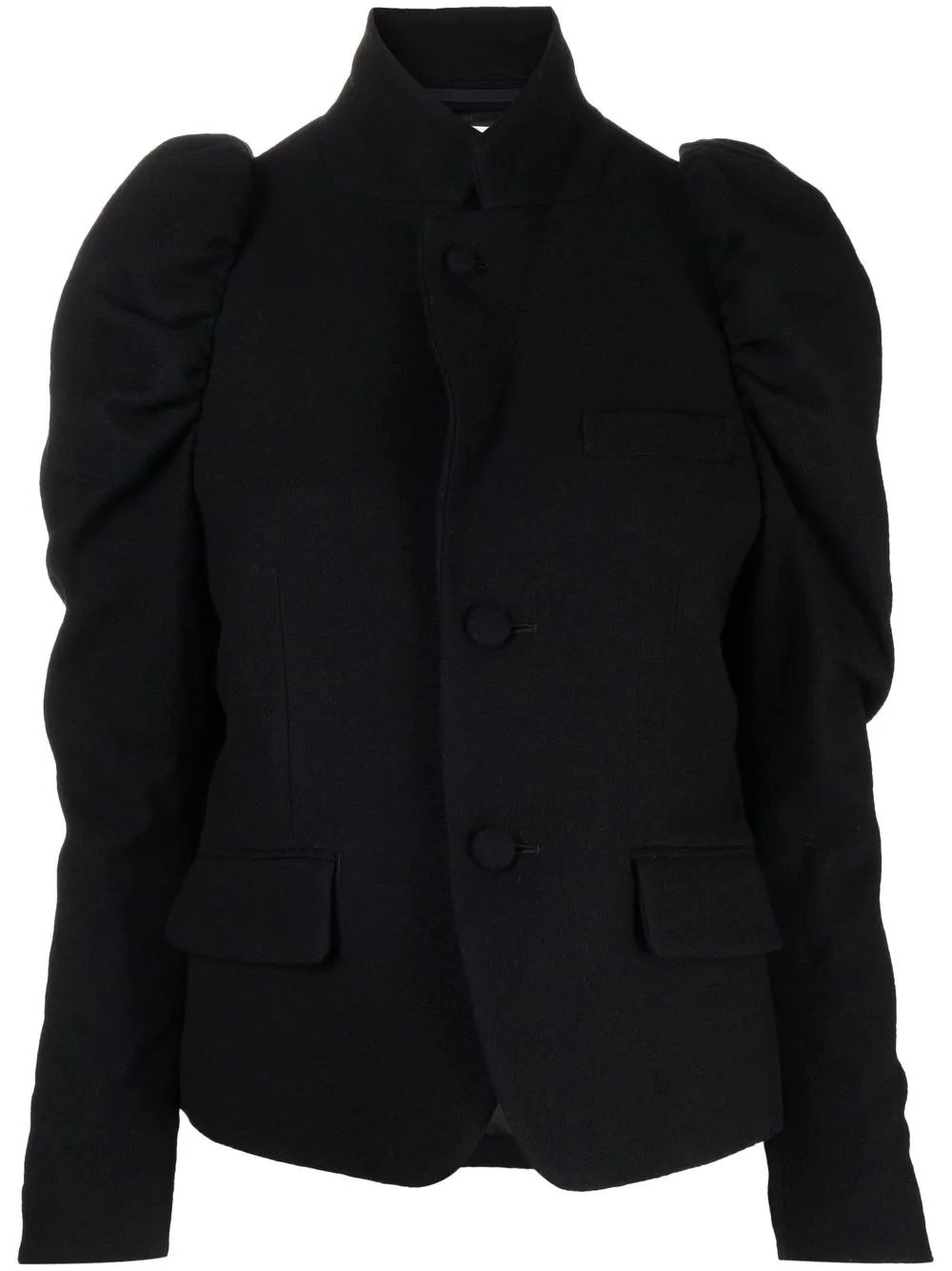 

Comme Des Garçons Noir Kei Ninomiya puff-sleved button jacket - Black